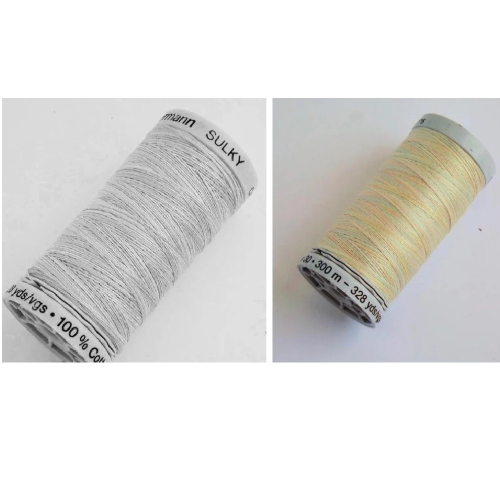 Gütermann Sulky Varigated Creativ Cotton 30 Thread 300m Spool - Choice of Colours