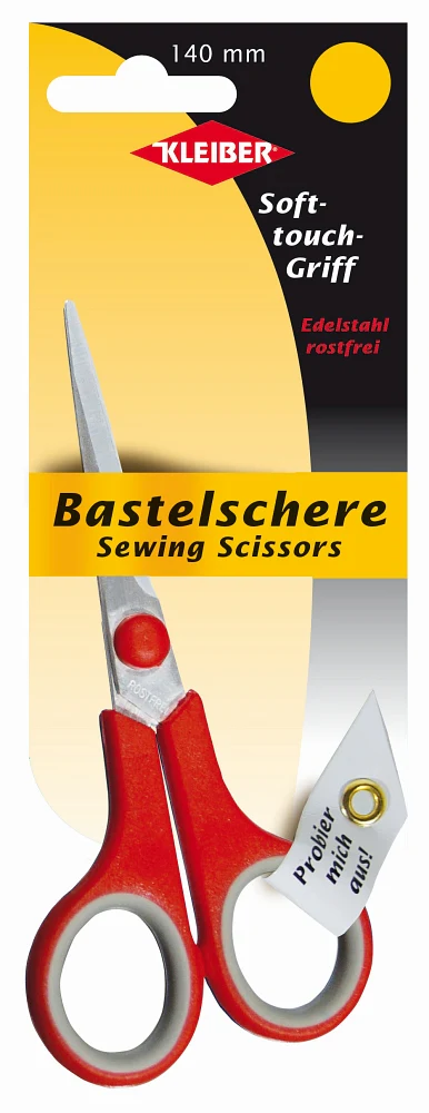 Kleiber Soft Touch Sewing/Craft Scissors - 140mm/5.5"