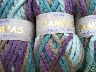 Wendy Pampas Mega Chunky Wool - Heather Moor