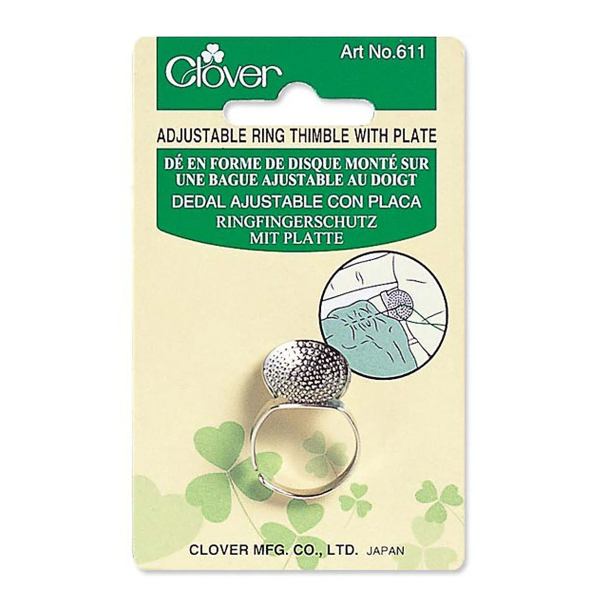 Adjustable Ring Thimble with Plate