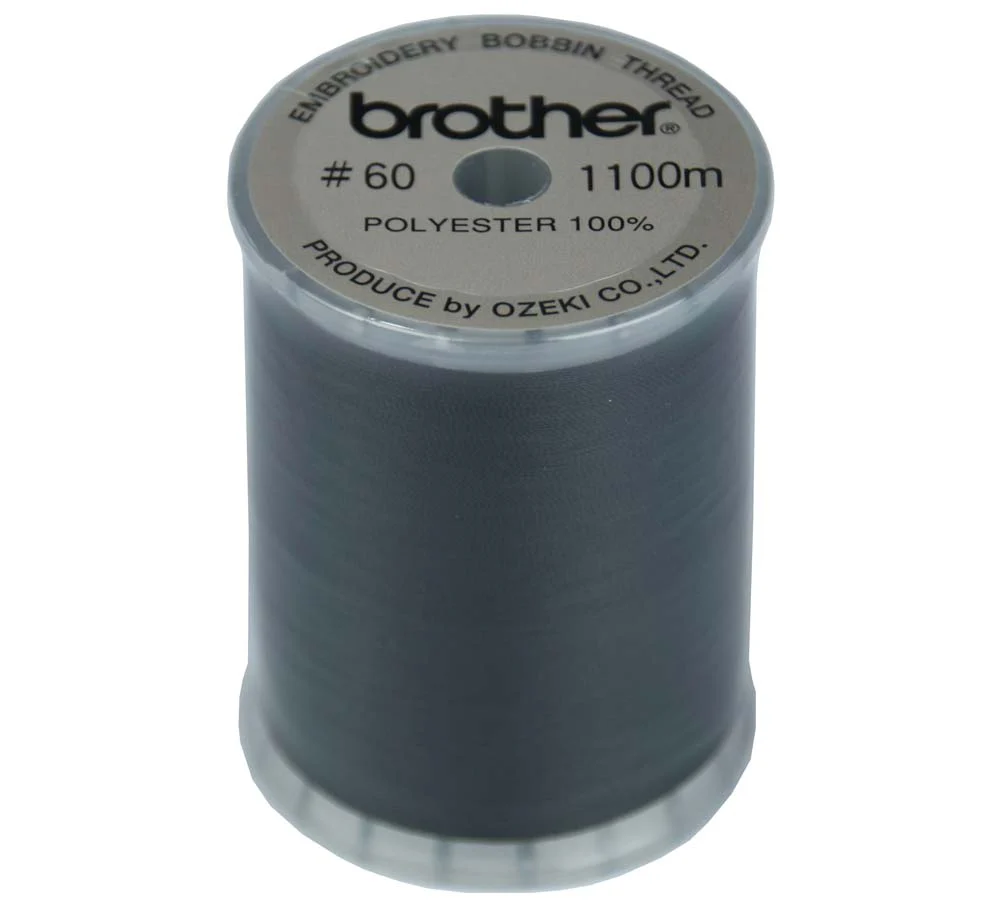Brother Embroidery Bobbin Thread Black#60 - 1100m