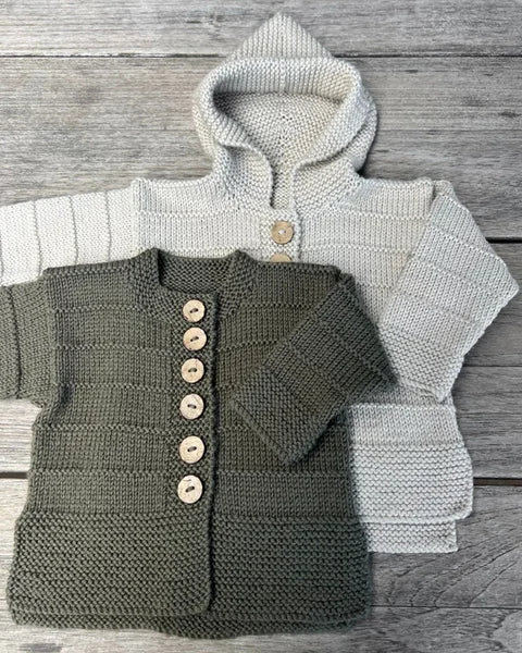 Ashley Cardigan & Hoodie 8 Ply