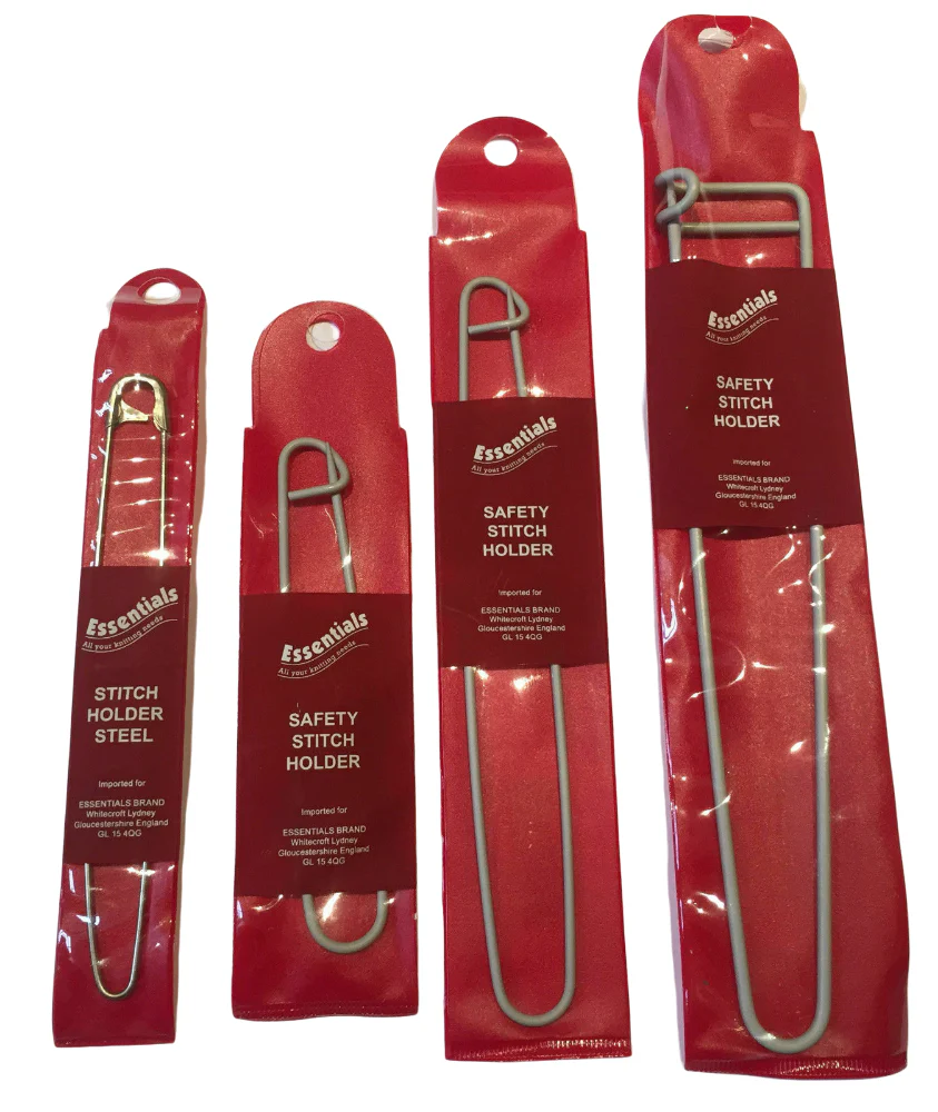 Knitting Stitch Holders & Large Safety Pins 114mm - 200mm Singles & Packs