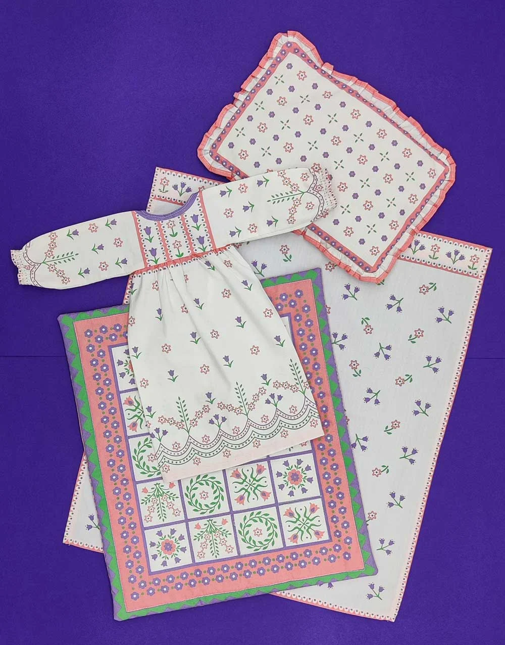 Clothkits Rag Doll Bedding Set Sewing Kit