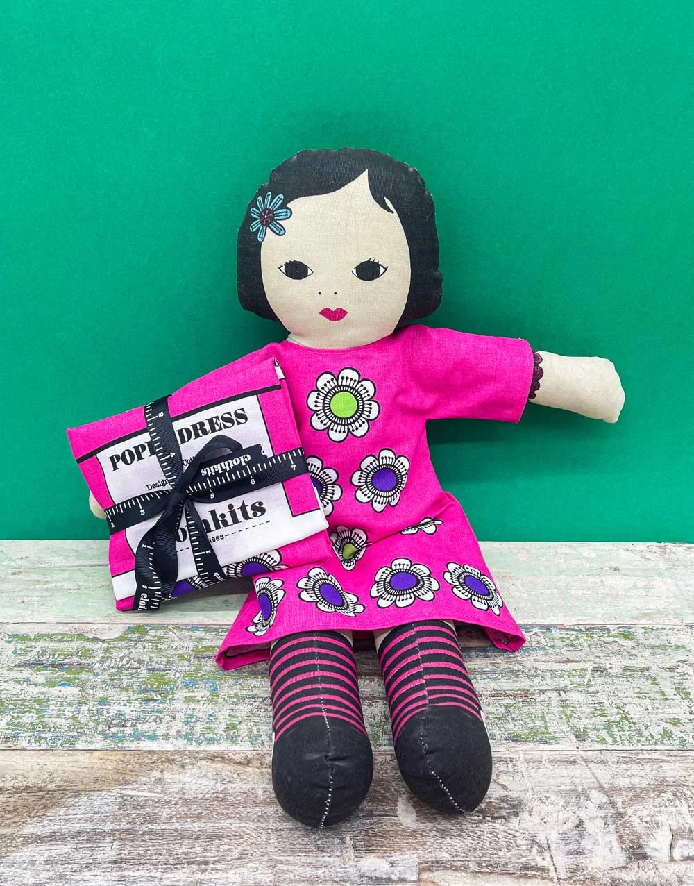 Poppy Rag Doll Dress Sewing Kit