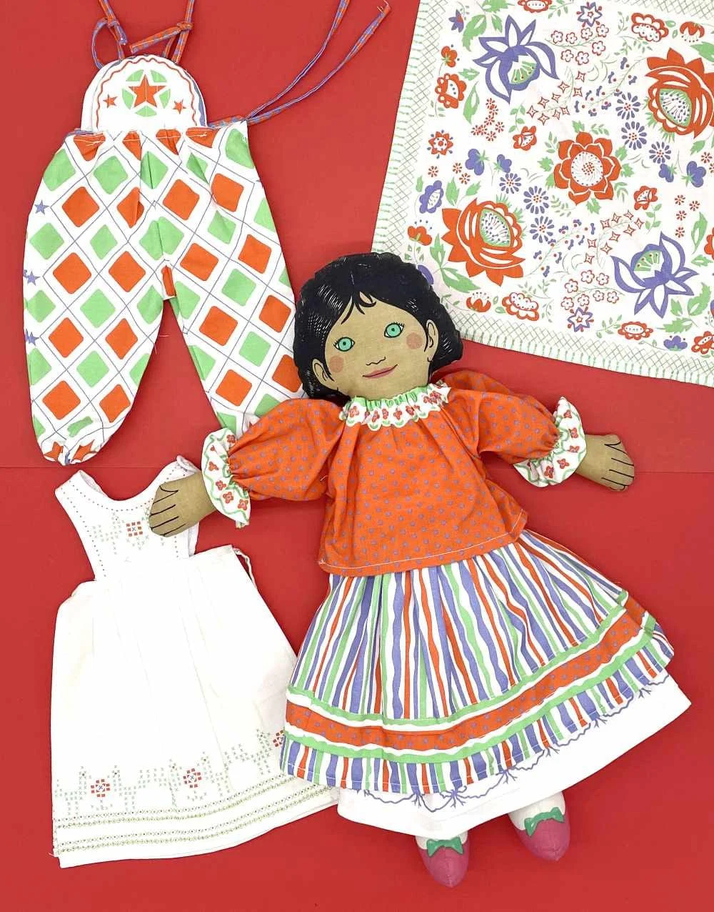 Clothkits Romany Rag Doll Clothing Set Sewing Kit