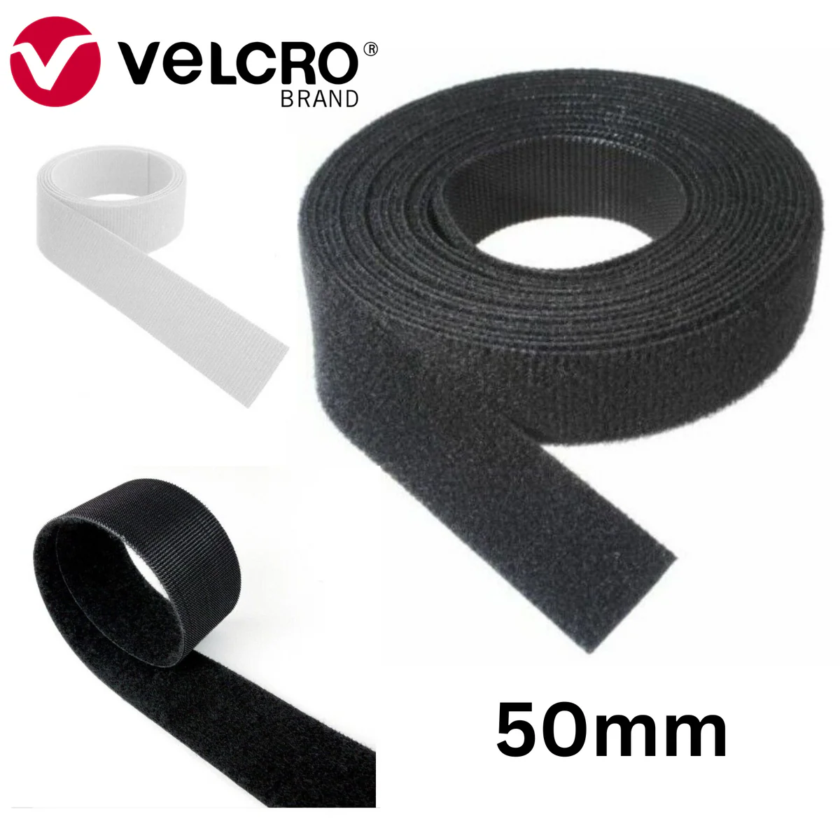 VELCRO 50mm Hook & Loop ONE-WRAP Double Sided Strapping Tape