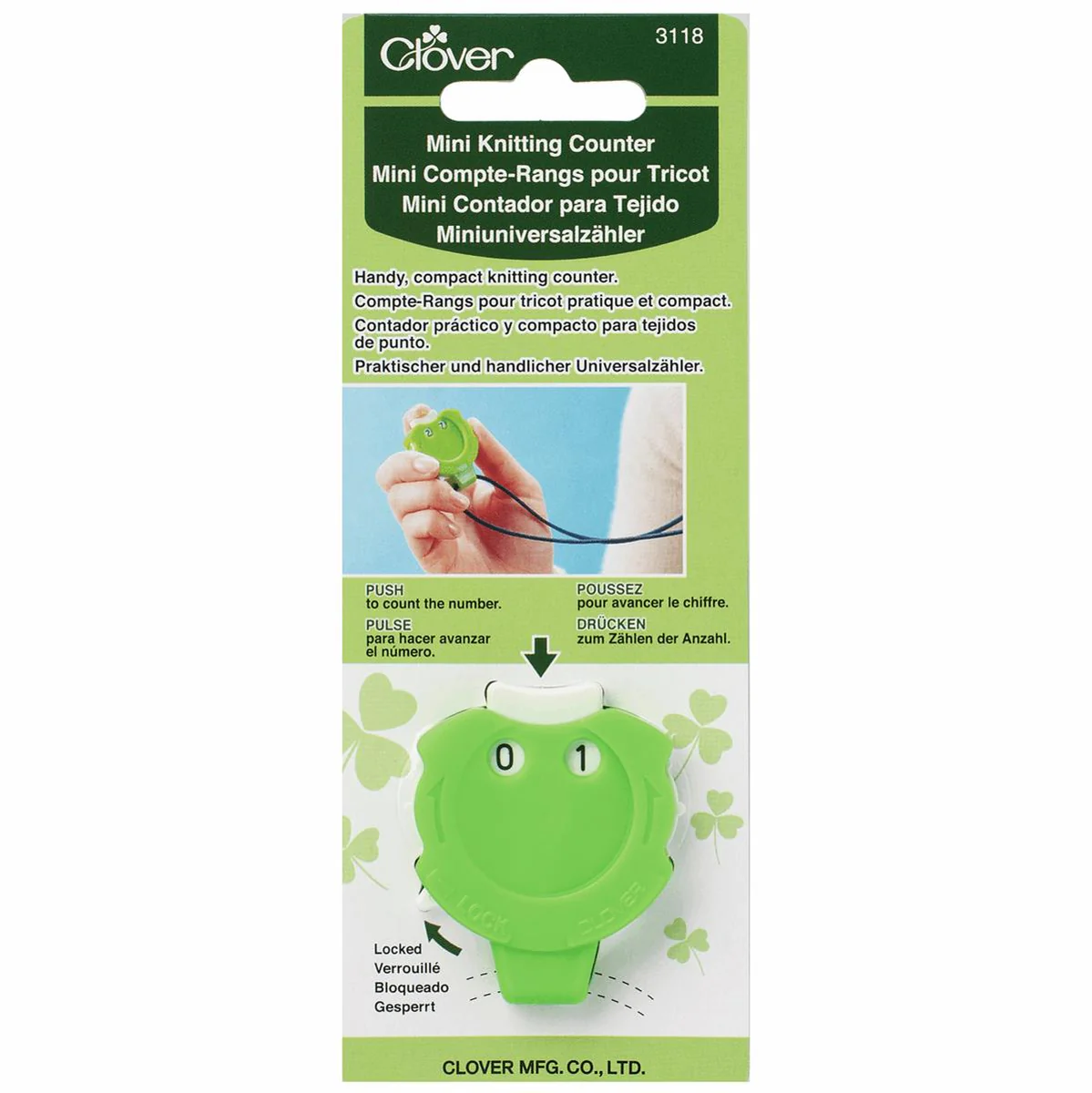 Clover Mini Knit/Crochet Row Counter