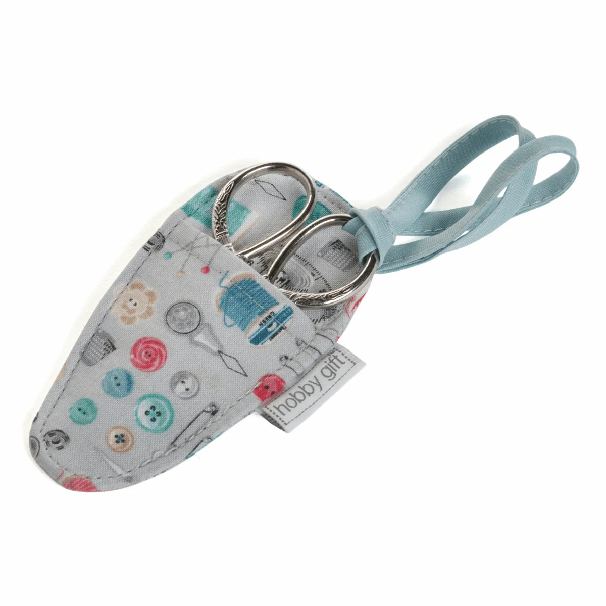 HobbyGift Scissors in Case - Stitch in Time Design