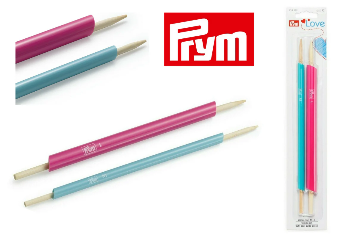 Prym Love Turning Set - 2 Sizes 19mm to 25mm+