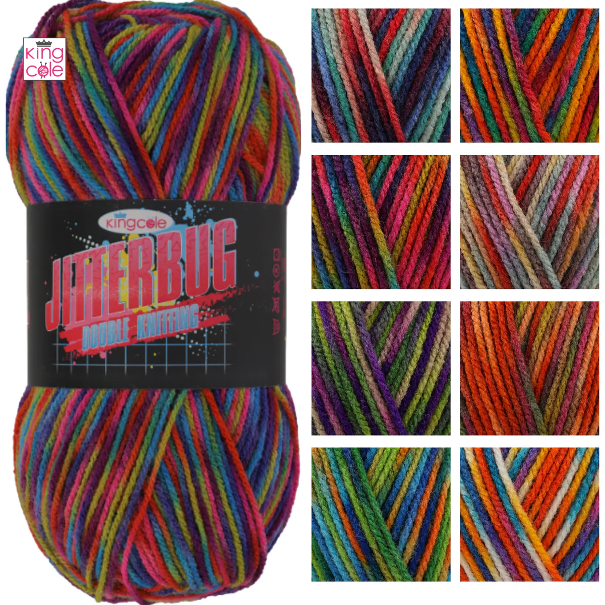 King Cole Jitterbug DK - All Colours