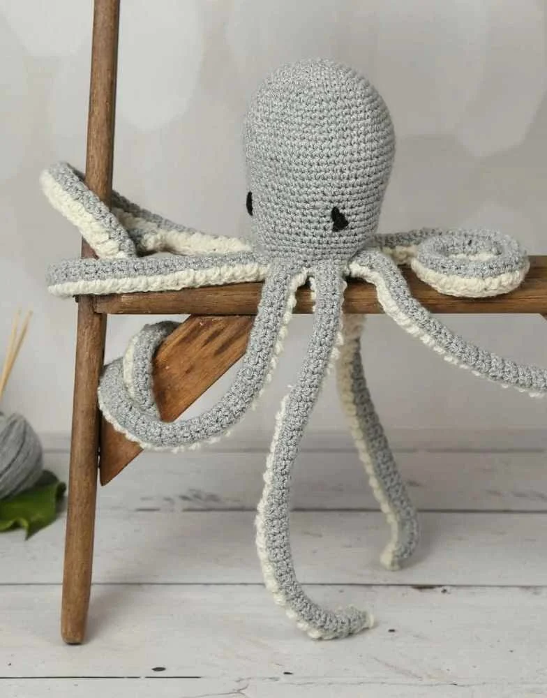 Rosie Octopus Crochet Kit, Wool Couture